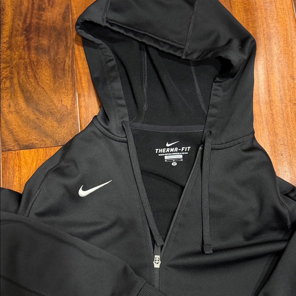 Nike Black Full-Zip Therma-FIT Hoodie - Picture 2 of 3